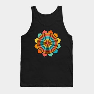 Retro hippie flower Tank Top